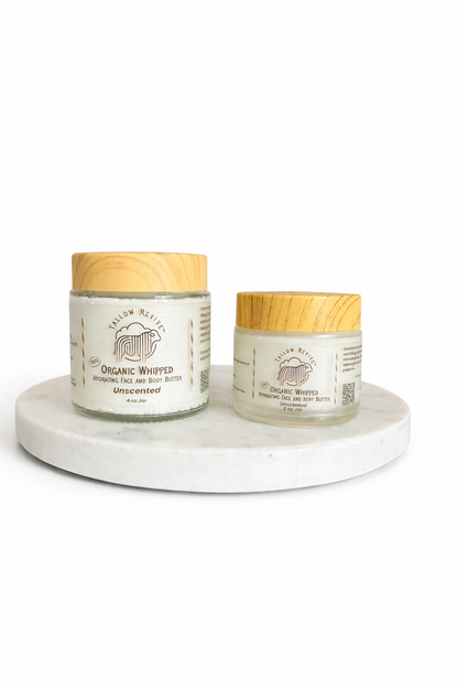 Tallow Revive® 100% Organic Whipped Tallow Butter - Unscented