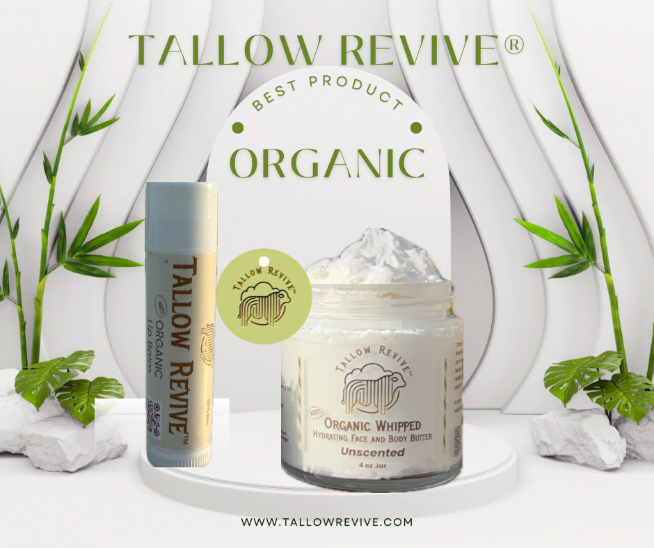 Tallow Revive® 100% Organic Whipped Tallow Butter - Unscented