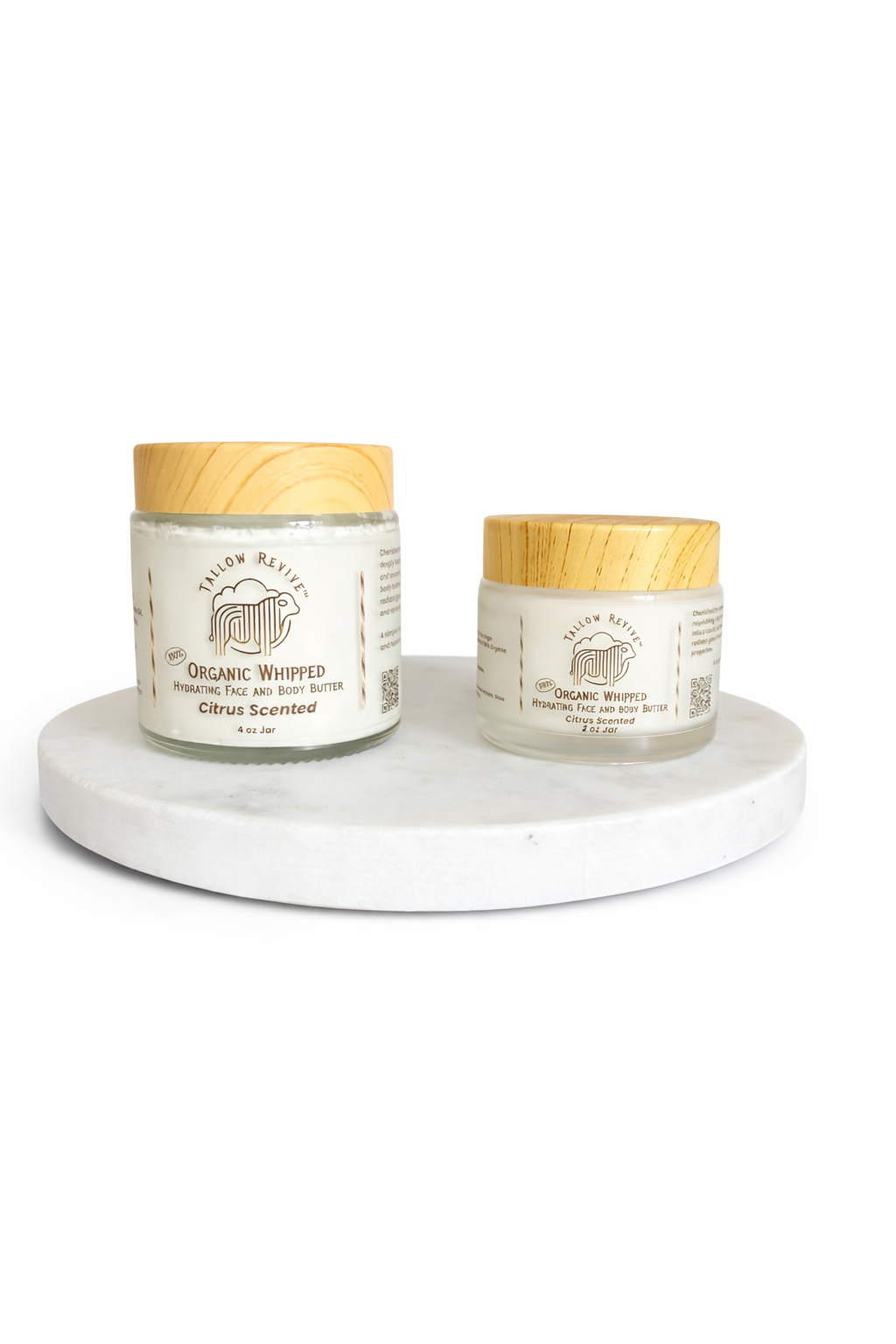 Tallow Revive® 100% Organic Whipped Tallow Body Butter Citrus Scented